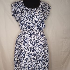 Rue21 Blue and White Dolman Sleeve Sundress